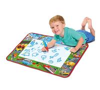 Aquadoodle E73268 Vehicle Adventure Doodle, Official Tomy No Mess Colouring & Drawing Game, Water Play Mat, Magic Pen, Suitable for Toddlers and Children Aged 18 Months+