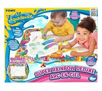 Aquadoodle Super Rainbow Deluxe Large Water Doodle Mat, Official Tomy No Mess Colouring & Drawing Game, Suitable Toddlers and Children,18 Months+
