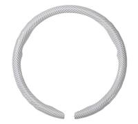 AQUADORA Car Laser carbon fiber pattern Steering Wheel Cover Anti-Slip Breathable Elastic Fit for Ford Ranger T6 2014-2022,R-White