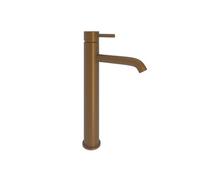 Aquadry Oria Tall Bronze Effect Round Sink Or Worktop Tap