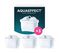 Aquaphor Aquaeffect Max+ Replacement Water Filter Cartridges 3Pk, White