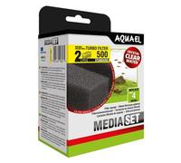 AQUAEL Turbo 500 MediaSet 2pcs sponge filter cartridge