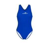 Aquafeel Classic Open Back Ladies Swimsuit - Royal Blue - UK Size 40