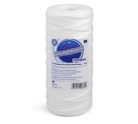 Aquafilter 5 Micron Yarn String Wound Sediment Water Filter 10" x 4.5" Big Blue FCPP5M10B (1)