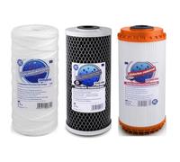 Aquafilter FCPP5M10B FCCBL10BB FCCBHD10BB Big Blue 10" Replacement cartridges Set