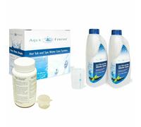Aquafinesse with Chlorine Tablets + FREE Fragrance Hot Tub Spa Complete Kit