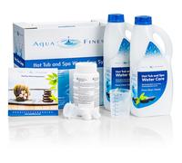 Aquafinesse with Chlorine Tablets Hot Tub Spa Complete Kit Easy Water Treatment