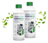 Aquafloow 2x500ml DESCALER Ecological Universal Liquid Descaler for Fully Automatic Coffee Machine and Coffee Makers | Descaling & Cleaning, for Irons & Kettles Descaler | Universal Limescale Remover