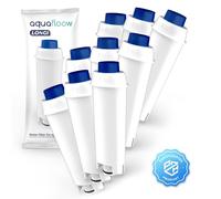 Aquafloow LONGI 9X Water Filter for Delonghi Coffee Machine Replacement for DeLonghi DLSC002, SER3017 & 5513292811 Filter Cartridges Compatible with ECAM, Esam, ETAM Series | Care for Coffee Machines