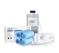 Aquafloow Maintenance Kit Suitable for Your Philips or Saeco (2x CLEANI Filter, Comp. with CA6903, Descaler 1000ml, 20 x 2g Cleaning Tablets, Cleaning Brush, Silicone Grease)