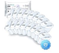 Aquafloow Water Filter Cartridges 16 Pieces for Water Filter Jug | Dafi Unimax Aquaphor A5 Brita Maxtra+ Philips AWP212/10 | Reduction of Limescale and Chlorine