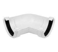 Aquaflow White Half Round Gutter 135 Degree Angle - Pack Of 5