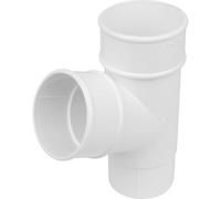 Aquaflow White Round Downpipe Branch