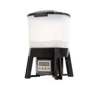 AquaForte Fishfeeder 6 liters solar, 1-6 feeds/day, feeding time up to 20 seconds, pellet size 3-10 mm, ejection range ± 1, 2 or 3 m, distribution angle: 120°