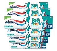 Aquafresh Big Teeth Toothpaste, for Kids Teeth, 6-8 Years, 50ml - Pack of 6