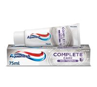 Aquafresh Complete Care Whitening Fluoride Toothpaste. Helps Restore Your Teeth’s Natural Whiteness. Actively deep Cleans and freshens Whole Mouth.