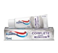 Aquafresh Complete Care Whitening Fluoride Toothpaste. Helps Restore Your Teeth’s Natural Whiteness. Actively deep Cleans and freshens Whole Mouth.