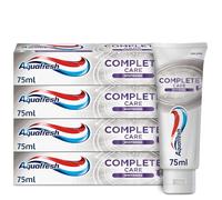 Aquafresh Complete Care Whitening Fluoride Toothpaste. Helps Restore Your Teeth’s Natural Whiteness. Actively deep Cleans and freshens Whole Mouth. (Pack of 4)