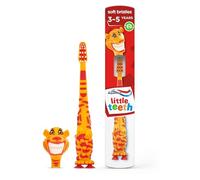 Aquafresh Little Teeth 3-5 Kids Toothbrush, Specially Designed for Children by Dental Experts, Plastic free Packaging, Soft Toothbrush, -Assorted