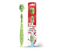 Aquafresh Little Teeth 3-5 Kids Toothbrush, Specially Designed for Children by Dental Experts, Plastic Free Packaging, Soft Toothbrush