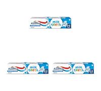 Aquafresh Milk Teeth Baby Toothpaste 0-2 years, Toddler Toothpaste for Infants, Gentle care for Milk Teeth, Pack of 3 x 50ml