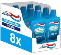 Aquafresh Mouthwash Extra Fresh Daily Fresh Mint 8 x 500ml