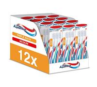 Aquafresh Toothbrush Clean and Flex Triple Pack, Medium, Pack of 12