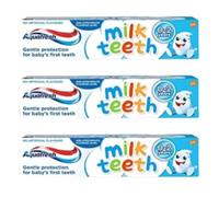 Aquafresh Toothpaste Milk Teeth 50ml - Pack of 3