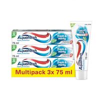 Aquafresh Toothpaste Triple Protection Fresh & Minty, 3 in 1 Protection, Pack of 3 x 75ml