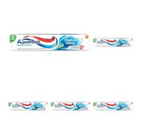 Aquafresh Toothpaste Triple Protection Fresh & Minty, 3 in 1 Protection, Pack of 5 x 75ml