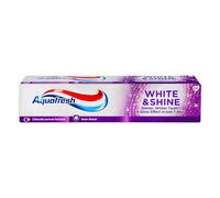 AQUAFRESH White&Shine Toothpaste, 100 ml, Microscopic Bleaching Particles, Fresh Breath, Antibacterial Properties, Protects Tooth Enamel, removes Dental Plaque, Pack of 3