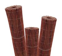 Aquagart Willow Mat, 5 m x 90 cm, Willow Privacy Screen, Natural Privacy Screen for Garden, Balcony & Patio, Willow Fence with Wire Surround, Privacy Fence