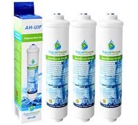 AquaHouse AH-UIF-3PK Water Filter fits Samsung, LG, Haier External Filter Models (3-Pack, Reduces Chlorine, WQA Certified)