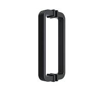 AQUALAVOS Shower Door Handle for Shower Cubicle Black Matt Zinc Alloy