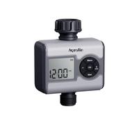 Aqualin Water Timer for Garden Tap with Brass Inlet LCD Water Hose Timer with 3 Modes, Delay & Rain Sensor Compatible Automatic Watering System Weatherproof
