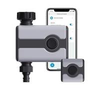 Aqualin WiFi Water Timer Smart Irrigation Sprinkler Hose Timer with 2 Watering Modes Wireless Remote APP Control Compatible with Alexa and Google