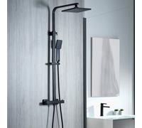 Aqualisa Deco Thermostatic Mixer Shower Square Bar Valve Black Deco.sqr.sc.mb