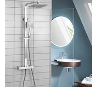 Aqualisa Deco Thermostatic Mixer Shower Square Bar Valve Chrome Deco.sqr.sc.ch
