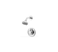 Aqualisa Dream Concealed Valve With Wall Mounted Fixed Head - Chrome
