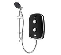 Aqualisa e-Motion Midnight Black Electric Shower Digital Display 3 Spray Patterns 10.5KW
