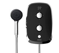 Aqualisa e-Motion Midnight Black Electric Shower Digital Display 3 Spray Patterns 8.5KW