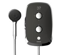 Aqualisa eMotion Electric Shower with Digital Display, 10.5kw, Space Grey