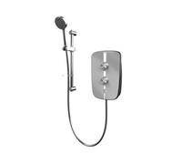 Aqualisa Lmep10501 Lumi+ 10.5Kw Electric Shower With Mirrored Fascia, 5 Spray Settings And Integrated Light Strip
