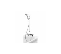 Aqualisa Midas 220 Thermostatic Bath Shower Mixer With Slide Rail Kit - Chrome