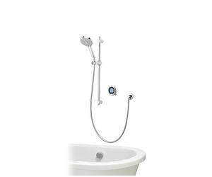 Aqualisa OPQ.A1.BV.DVBTX.23 Optic Q Smart Shower Concealed with Adjustable Head and Bath Fill - for HP/Combi Systems