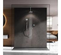 Aqualisa OPQ.A2.BV.DVFC.23 Optic Q Smart Shower Concealed with Adjustable and Ceiling Fixed Heads - for Gravity Pumped Systems