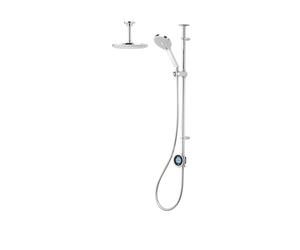 Aqualisa OPQ.A2.EV.DVFC.23 Optic Q Smart Shower Exposed with Adjustable and Ceiling Fixed Heads - for Gravity Pumped Systems