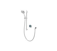 Aqualisa Optic Q Concealed Valve Gravity-Pumped Wall Fed Smart Digital 3-Spray Pattern Shower With Adjustable Head