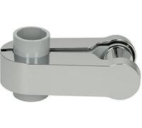 Aqualisa Pinch Grip Shower Head Handset Holder 25mm Chrome & Grey Modern 910314