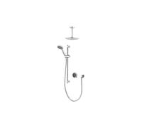 Aqualisa Quartz Touch Concealed Shower With Ceiling Mounted Fixed And Adjustable Heads - Standard - Chrome